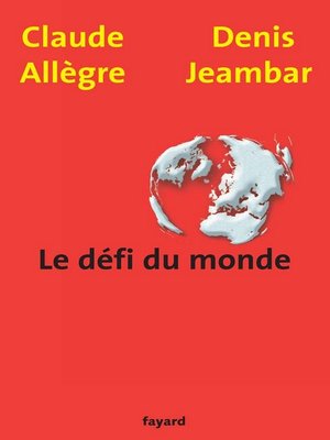 cover image of Le défi du monde